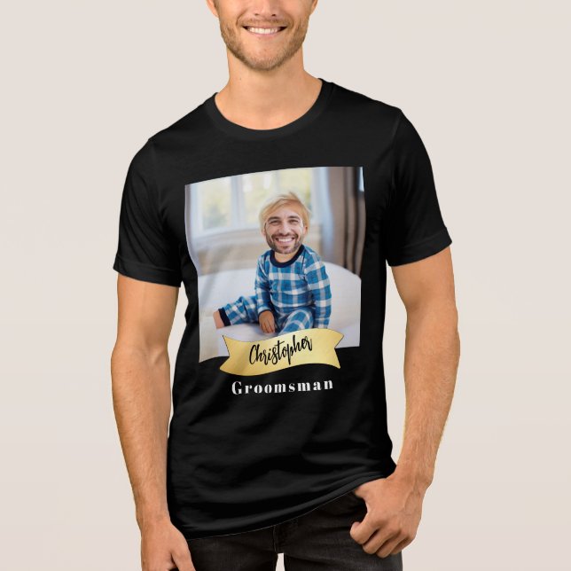 Groomsmen Series: The Toddyler Tri-Blend Shirt (Front)