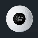 Groomsmen Swagbag Golf Balls<br><div class="desc">Make your own custom monogrammed golf balls. Personalise this design with your own text. You can further customise this design by selecting the "customise further" link if desired.</div>