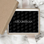 Groomsmen Swagbag Tissue Paper<br><div class="desc">Make your own custom tissue paper. Personalise this design with your own text. You can further customise this design by selecting the "customise further" link if desired.</div>