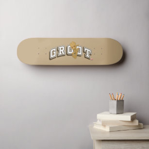 Groot Collegiate Name Graphic Skateboard