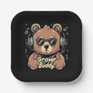 Groove buddy paper plate