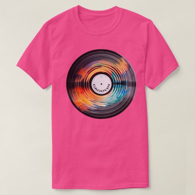 Groovin Record Album T-Shirt (Design Front)