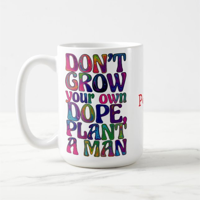 Groovology – Planting Words Coffee Mug (Left)
