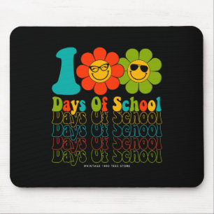 Groovy 100 Days Of School Student Teachers Kids Hi Mouse Pad