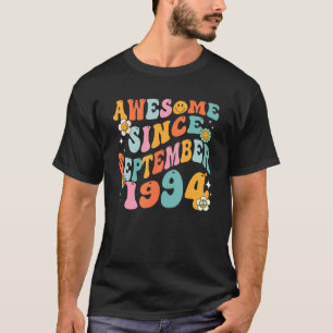 Groovy 28th Birthday Awesome Since September 1994 T-Shirt