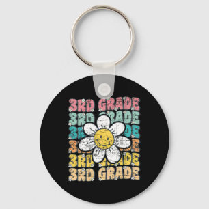 Groovy 3rd Grade Ck To School First Day Of Third G Key Ring