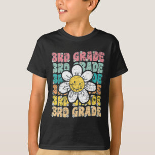 Groovy 3rd Grade Ck To School First Day Of Third G T-Shirt