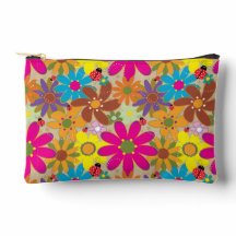 Groovy 70s Hippie Floral Retro Flower Power