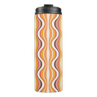 Groovy, 70s retro style patterned travel mug