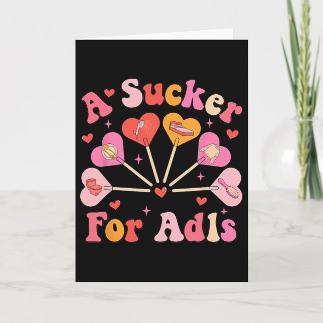 Groovy A Sucker For Adls Occupational Therapist Va Card (Front)