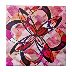 groovy abstract design tile