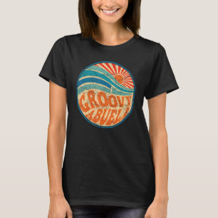 Groovy Abuela 70s Aesthetic Nostalgia 1970's Mexic T-Shirt