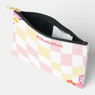 Groovy and Boozy Bachelorette Bridesmaids Gift Accessory Pouch