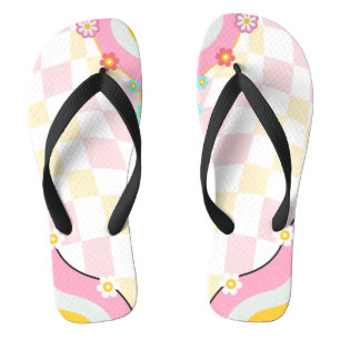 Groovy And Boozy Bachelorette Party Decor 70'S  Jandals