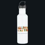 Groovy and Retro Coaching is My Vibe, Coach 710 Ml Water Bottle<br><div class="desc">Groovy and Retro Coaching is My Vibe Water Bottle,  for Coaches</div>
