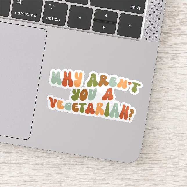 Groovy and Retro Why Aren't You a Vegetarian? (Detail)