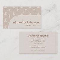 Groovy Arch Pattern Neutral Graphic Designer