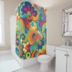 Groovy Art Shower Curtain