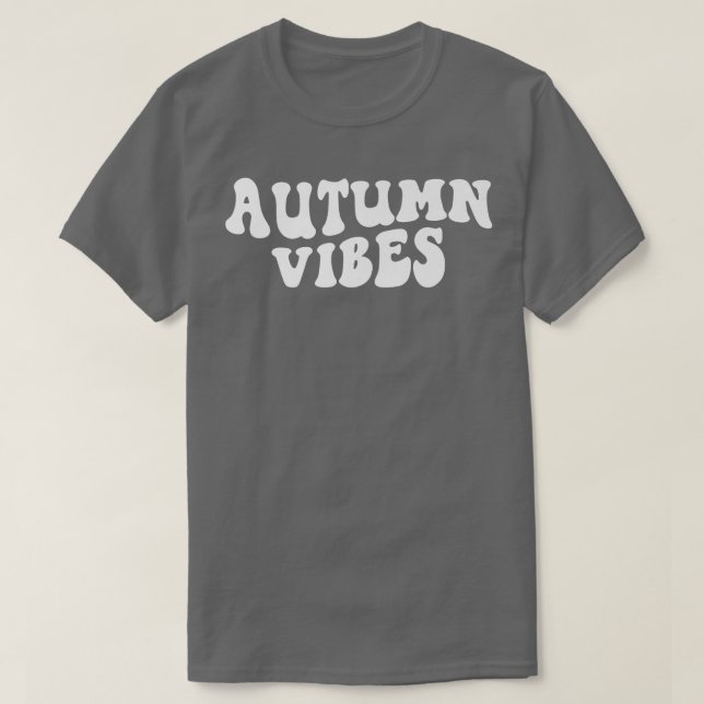 Groovy Autumn Vibes Retro Its Fall Yall Autumn Tha T-Shirt (Design Front)