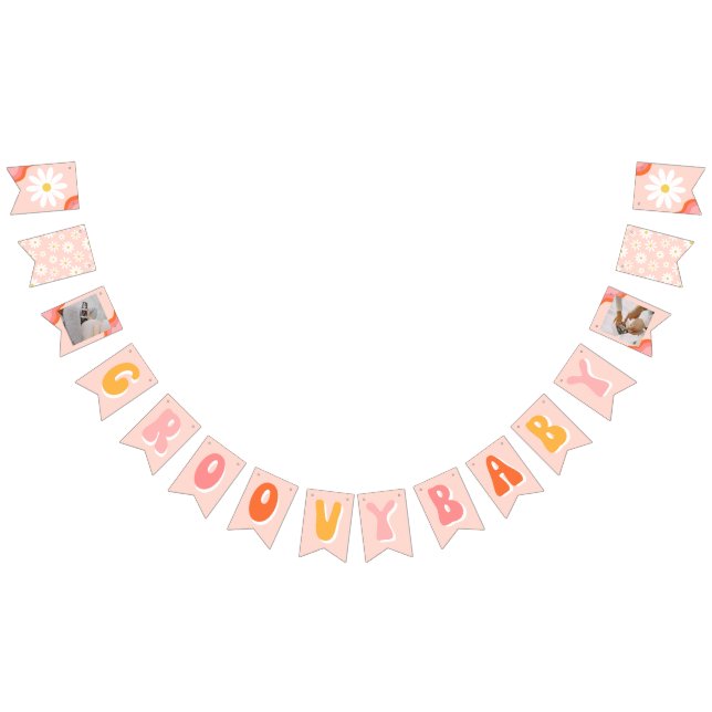 Groovy Baby Bunting Banner | Groovy Shower Banner (All)