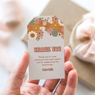 Groovy Baby Favour Tag