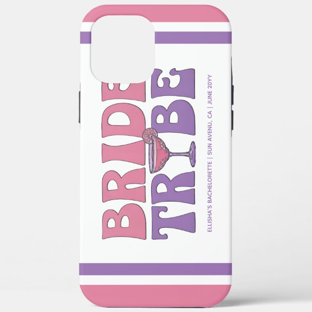 Groovy Beach Bride Bachelorette iPhone iPad Case (Back)