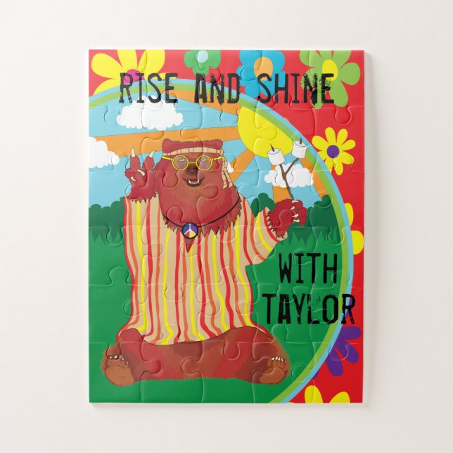 Groovy Bear Jigsaw Puzzle (Vertical)