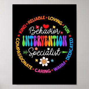 Groovy Behaviour Intervention Specialist Back To S Poster