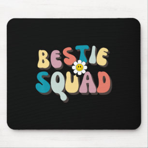 Groovy Bestie Squad Besties Trip Besties Matching  Mouse Pad