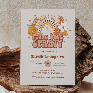 Groovy Birthday Invitation