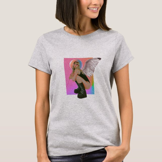 Groovy Blonde Angel T-Shirt (Front)