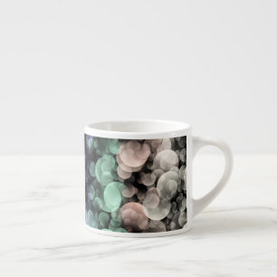 Groovy Boho Bubbles Eclectic Uingender Pride Flag Espresso Cup