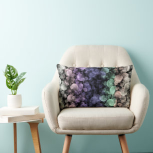 Groovy Boho Bubbles Eclectic Uingender Pride Flag Lumbar Cushion