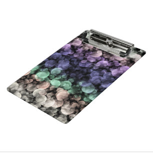 Groovy Boho Bubbles Eclectic Uingender Pride Flag Mini Clipboard