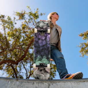 Groovy Boho Bubbles Eclectic Uingender Pride Flag Skateboard