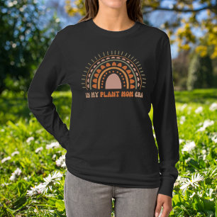 Groovy Boho Earthy Rainbow In My Plant Mum Era T-Shirt