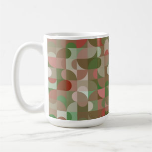 Groovy Boho Mod Retro Geometric Christmas Coffee M Mug