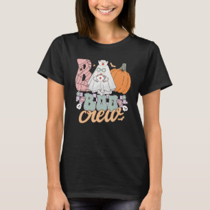 Groovy Boo Boo Crew Nurse Funny Ghost Women Hallow T-Shirt