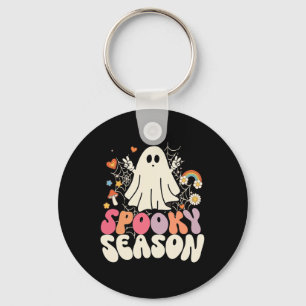 Groovy Boo Ghost Spooky Halloween Costumes Mens K Key Ring