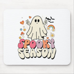 Groovy Boo Ghost Spooky Halloween Costumes Mens Ki Mouse Pad