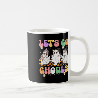 Groovy Boo Lets Go Ghouls Halloween Ghost Women Gi Coffee Mug