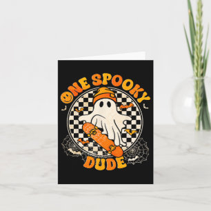 Groovy Boo Skate One Spooky Dude Halloween Boys To Card