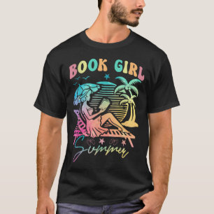 Groovy Book Girl Summer Books Reading Bookish T-Shirt