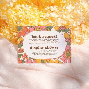 Groovy Books For Baby & Display Shower Baby Shower Enclosure Card