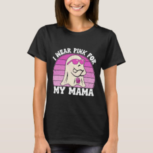 Groovy Breast Cancer Awareness Ghost I Wear Pink F T-Shirt
