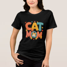 Groovy Cat Mum Retro 70s Typography Design