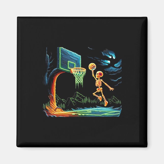 Groovy Chainsaw For Halloween Graphic Tee  Magnet (Front)