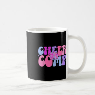 Groovy Cheer Comp Day Cheerleading Competition Day Coffee Mug