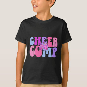 Groovy Cheer Comp Day Cheerleading Competition Day T-Shirt