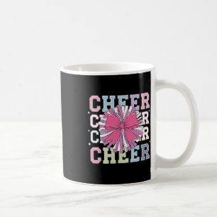 Groovy Cheer Coquette Bow Cheerleading Lover Cheer Coffee Mug